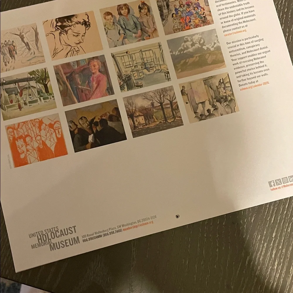 Art as a Lifeline 2026 Calendar
